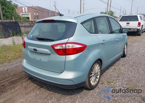 2013 Ford C-Max Hybrid Sel из США, поврежденный, VIN 1FADP5BU4DL512607